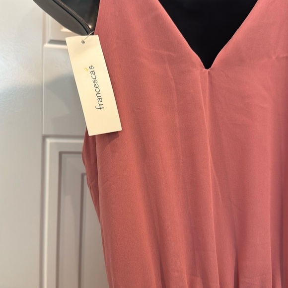 Francesca's Collections Pink Cut Out Pleated Mini Dress - Picture 8 of 10